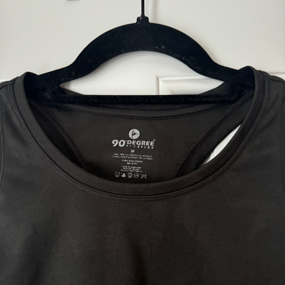 90 Degree By Reflex Charcoal Tank Top - Picture 6 of 7